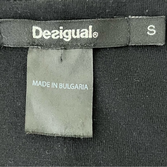 Desigual Dunia Aztec Bodycon Mini Dress Slimming Panels Small Tribal Chic Small - Picture 10 of 16